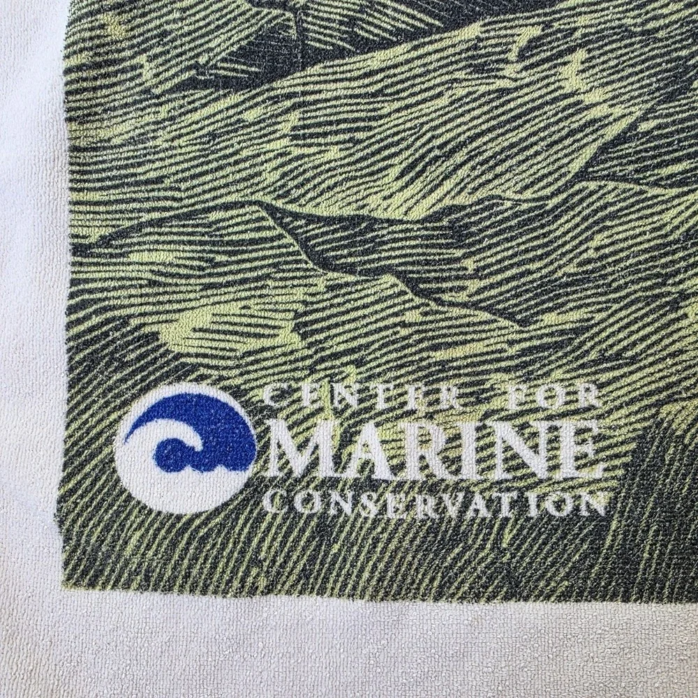 Vintage Ocean Spray Center for Marine Conservation Seal Beach Towel 56